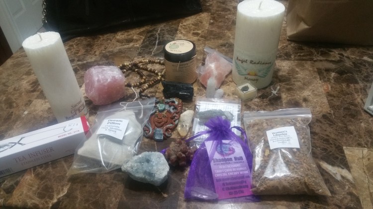 WE  SELL HEALING HERBS,TEAS,CANDLES, CRYSTALS, JEWELERY , NATURAL BODY AND HAIR PRODUCT